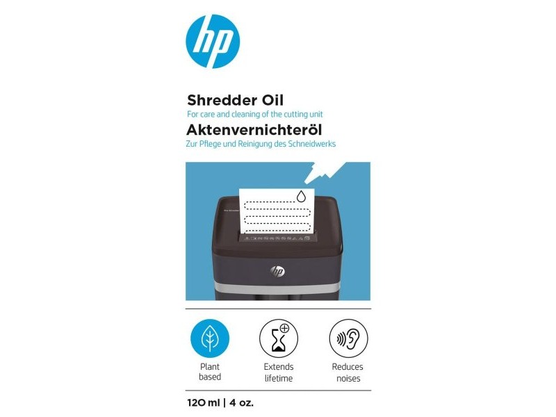 Олио за Смазване на Шредер HP HPO9131OIL120ML 120 ml Шредер за хартия