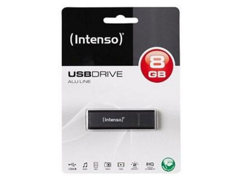 USB стик INTENSO ALU LINE 8 GB Антрацит 8 GB USB стик