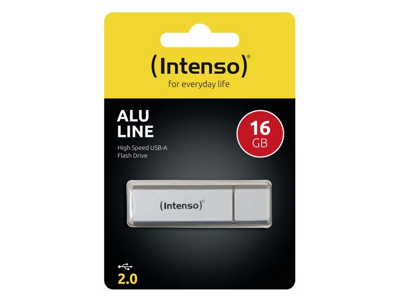 USB стик INTENSO Alu Line Сребро 16 GB