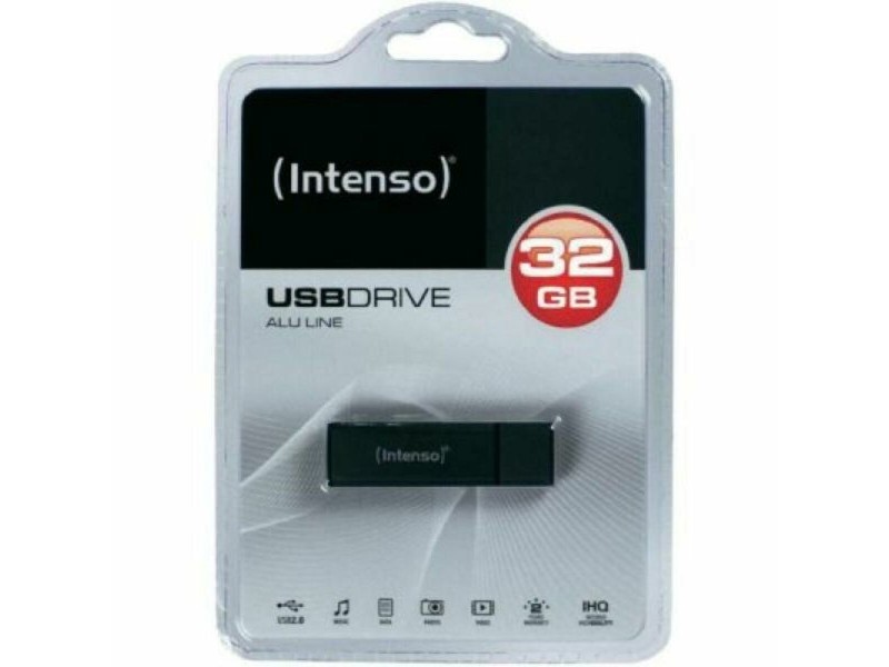 Флашка INTENSO 3521481 USB 2.0 32GB Антрацит 32 GB