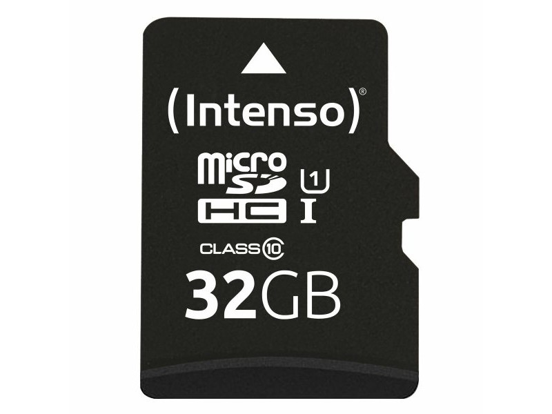 Mикро SD карта памет с адаптер INTENSO 3423480 32 GB