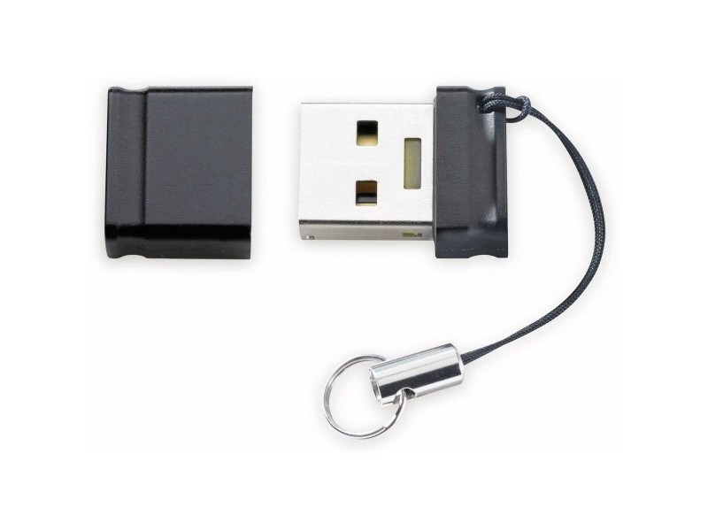 USB стик INTENSO Slim Line 16 GB Черен