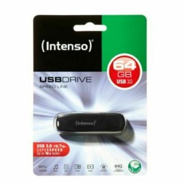 USB стик INTENSO USB 3.0 64 GB Черен 64 GB