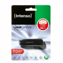 USB стик INTENSO USB 3.0 64 GB Черен 64 GB