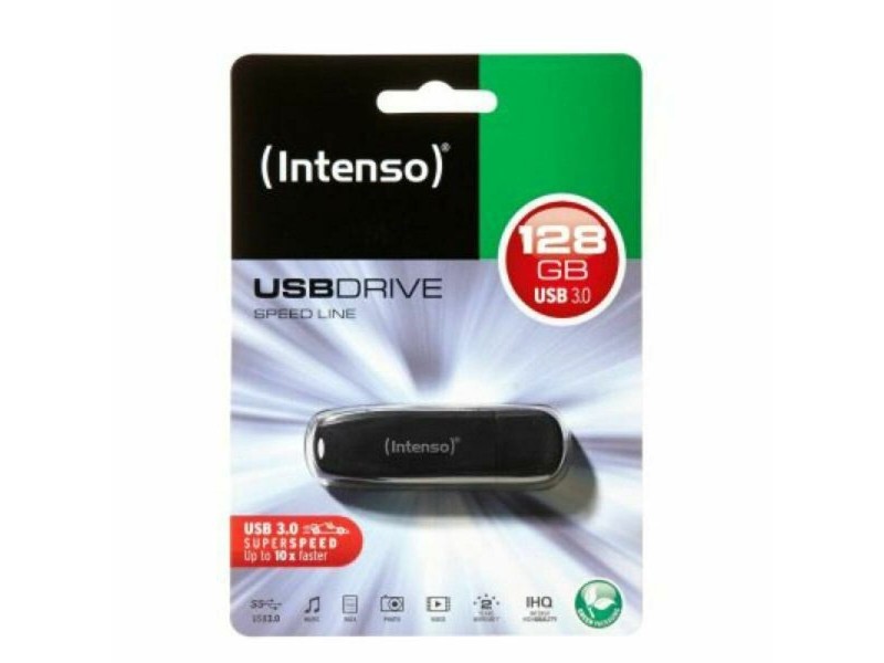 USB стик INTENSO USB 3.0 128 GB Черен 128 GB 256 GB 128 GB SSD