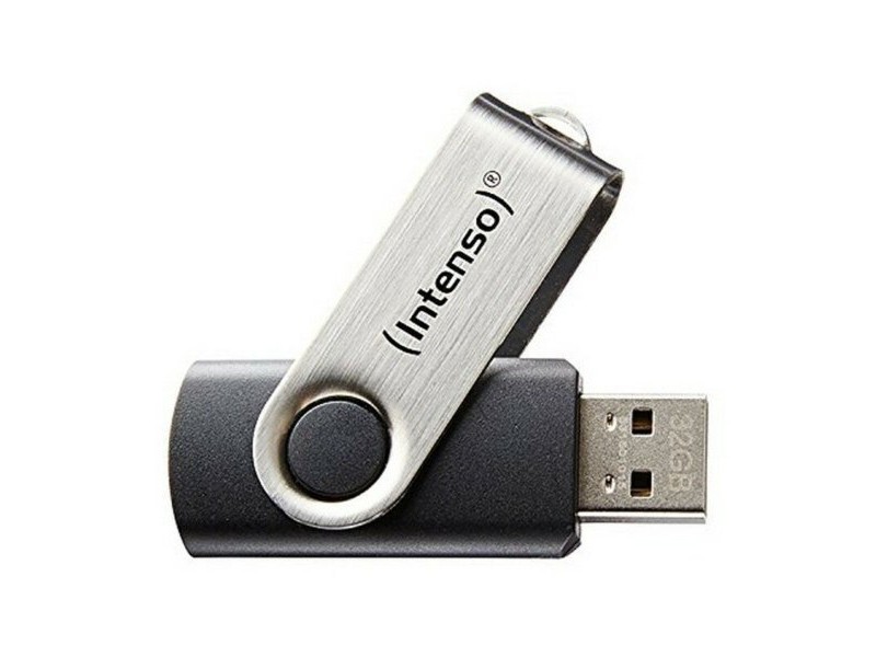 Флашка INTENSO 3503490 USB 2.0 64 GB Черен 64 GB USB стик
