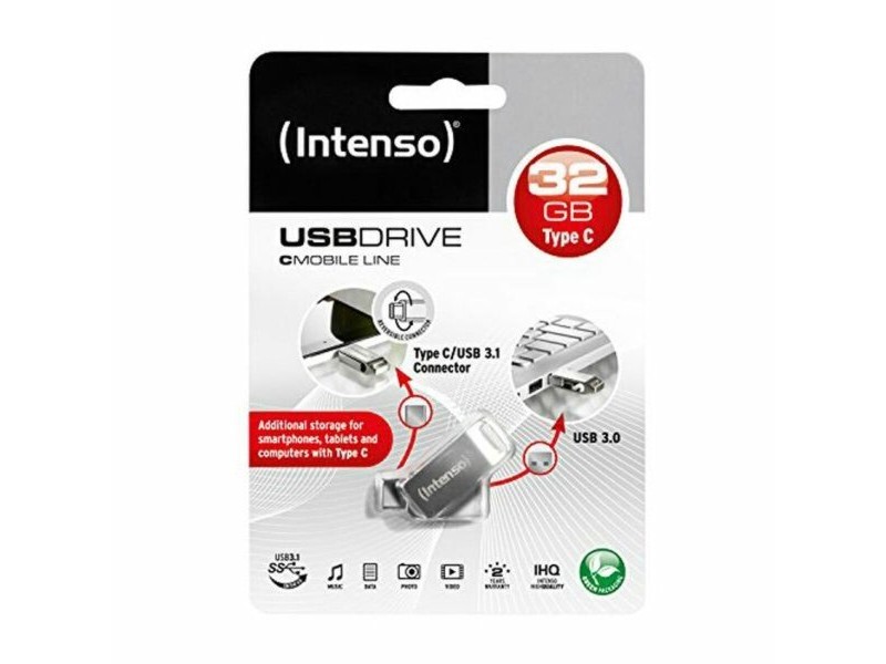 USB стик INTENSO 3536480 32 GB Сребрист 32 GB USB стик