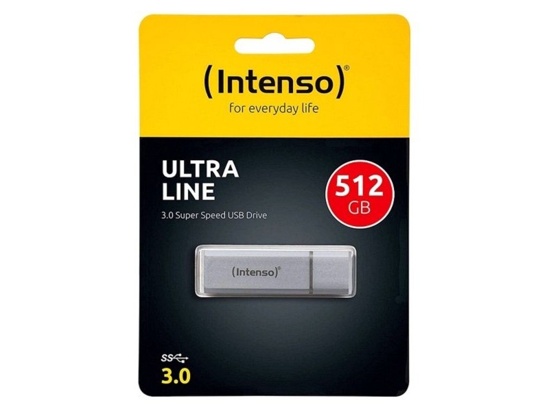 Флашка INTENSO 3531493 512 GB USB 3.0 Сребрист Сребро 512 GB USB стик