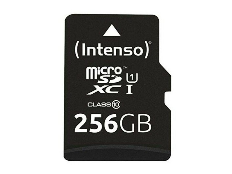Mикро SD карта памет с адаптер INTENSO 3423492 256 GB 256 GB