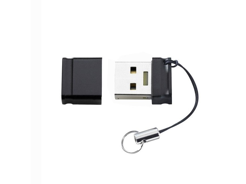 USB стик INTENSO Slim Line 128 GB Черен