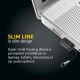 USB стик INTENSO Slim Line 128 GB Черен
