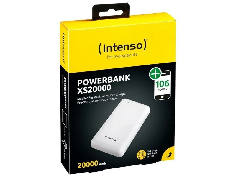 Батерия за лаптоп INTENSO XS20000 Бял 20000 mAh