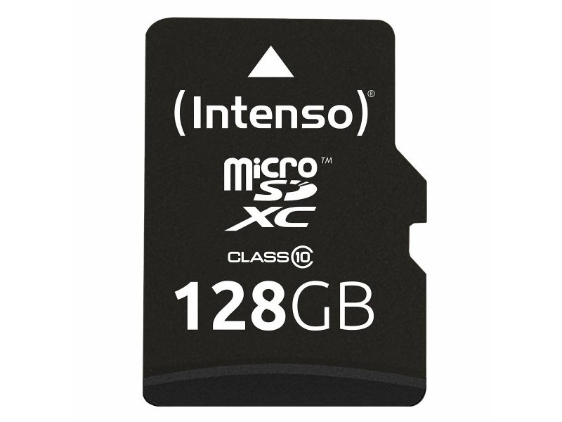 Mикро SD карта памет с адаптер INTENSO 3413491 128 GB