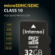 Mикро SD карта памет с адаптер INTENSO 3413491 128 GB