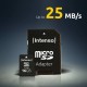 Mикро SD карта памет с адаптер INTENSO 3413491 128 GB