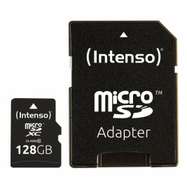 Mикро SD карта памет с адаптер INTENSO 3413491 128 GB