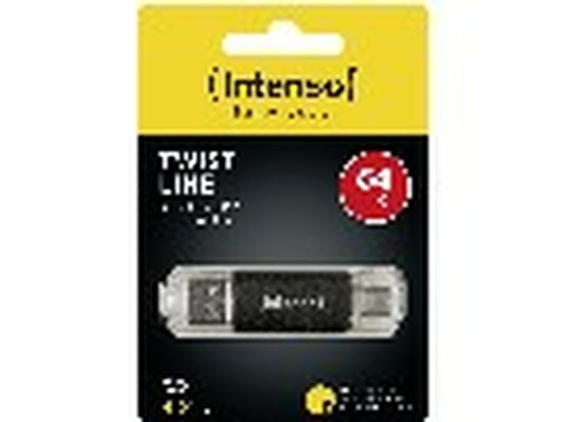USB стик INTENSO 3539490 Антрацит 64 GB