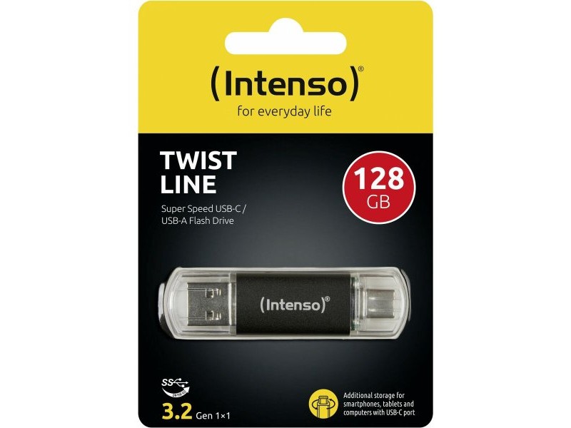 USB стик INTENSO 3539491 Антрацит 128 GB