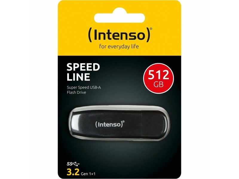 USB стик INTENSO 3533493 Черен 512 GB
