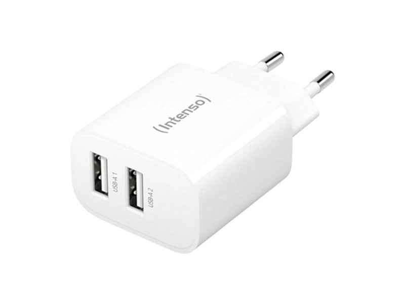Зарядно за стена INTENSO W24AA 24 W Бял
