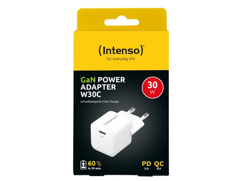 Зарядно за стена INTENSO W30C Бял 30 W