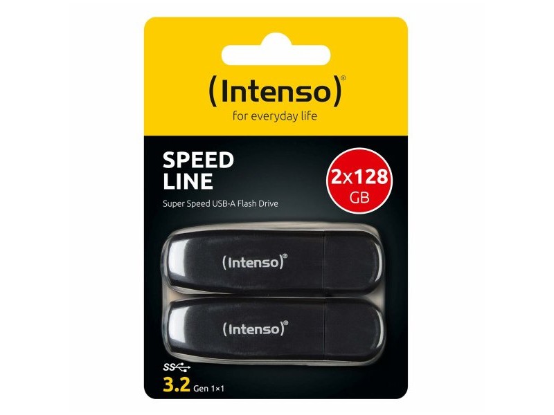 USB стик INTENSO 3533495 Черен 128 GB
