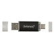 USB стик INTENSO Twist Line 256 GB Антрацит (2 броя)