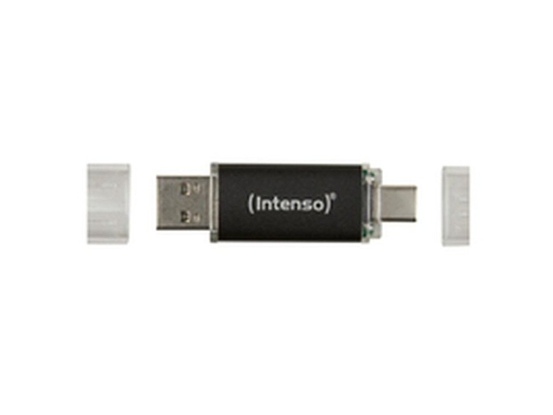 USB стик INTENSO Twist Line 256 GB Антрацит (2 броя)