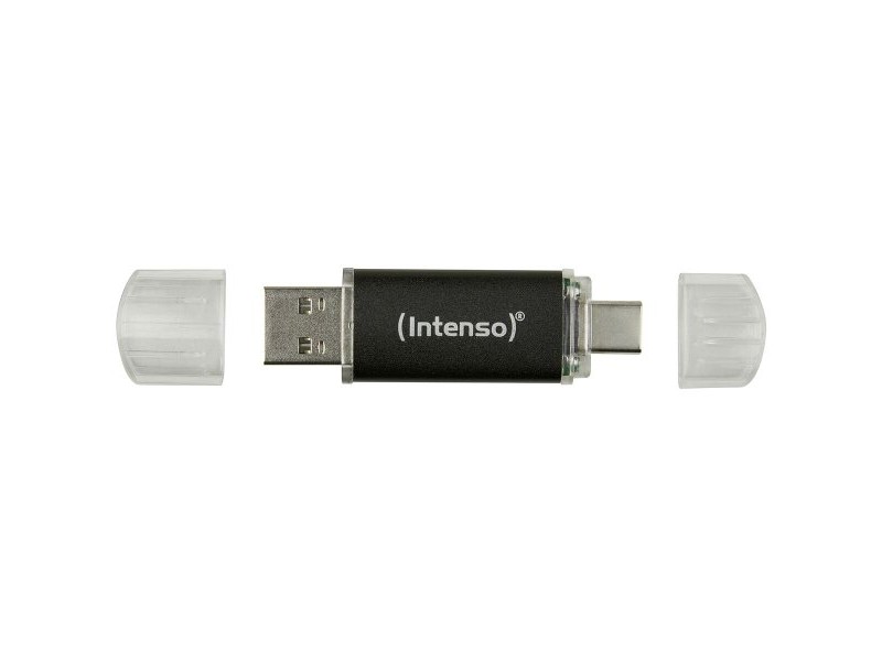 USB стик INTENSO Twist Line 256 GB Антрацит (2 броя)