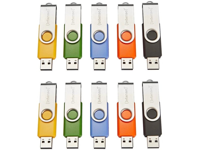 USB стик INTENSO Basic Line 4 GB 10 броя (10 броя)
