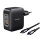 Зарядно за стена INTENSO GaN W100ACC Черен 100 W