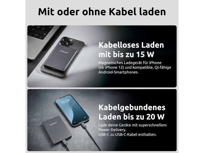 Powerbank INTENSO MW5000 5000 mAh Сив