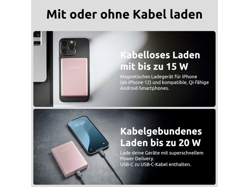 Powerbank INTENSO MW10000 10000 mAh Розов