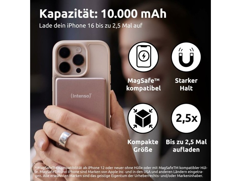 Powerbank INTENSO MW10000 10000 mAh Розов