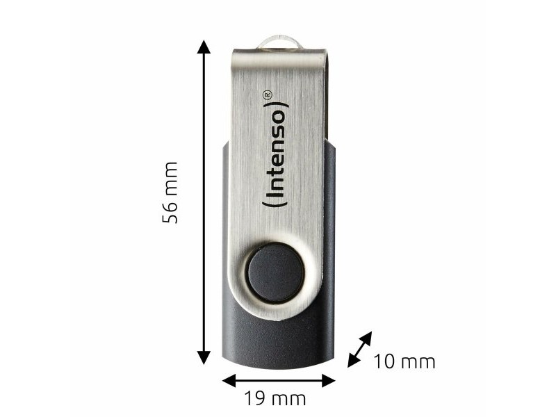 USB стик INTENSO Office Line 64GB USB-A 3.2 64 GB Черен