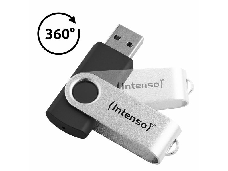 USB стик INTENSO Office Line 256 GB Черен