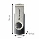 USB стик INTENSO Office Line 256 GB Черен