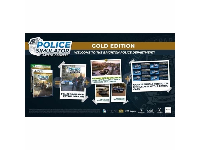 Видеоигра Xbox Series X Microids Police Simulator: Patrol Officers - Gold Edition