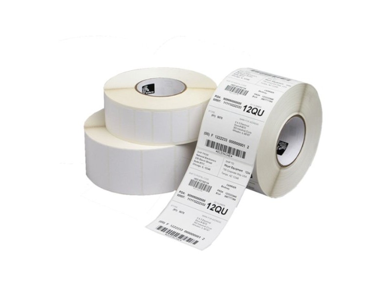 Топ етикети Zebra 87604 102 x 102 mm Бял