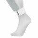 Подкрепа на глезена Kempa Shinguard Fastener Хандбал 6,5 cm Бял Един размер
