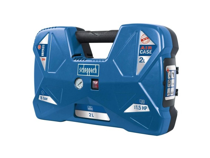 Въздушен Компресор Scheppach Air Case 1100 W 2 L 230 V 8 bar