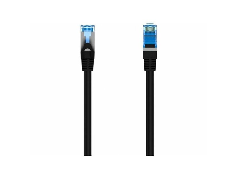 FTP категория 6 твърд мрежови кабел Hama Technics S/FTP 1,5 m Черен