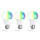 LED крушка Hama 00176635 Бял Многоцветен F E27 806 lm 3 броя (2700 K) (6500 K)