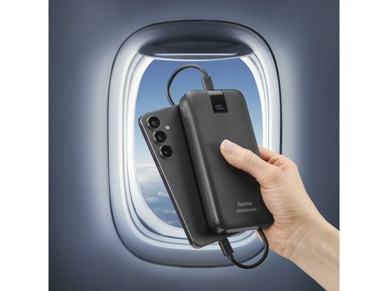 Батерия за лаптоп Hama 00201719 Антрацит 20000 mAh