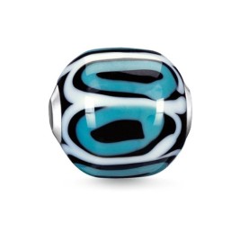 Дамска огърлица Thomas Sabo SET0359-494-11-L2290 цвят тюркоаз 1,1 cm