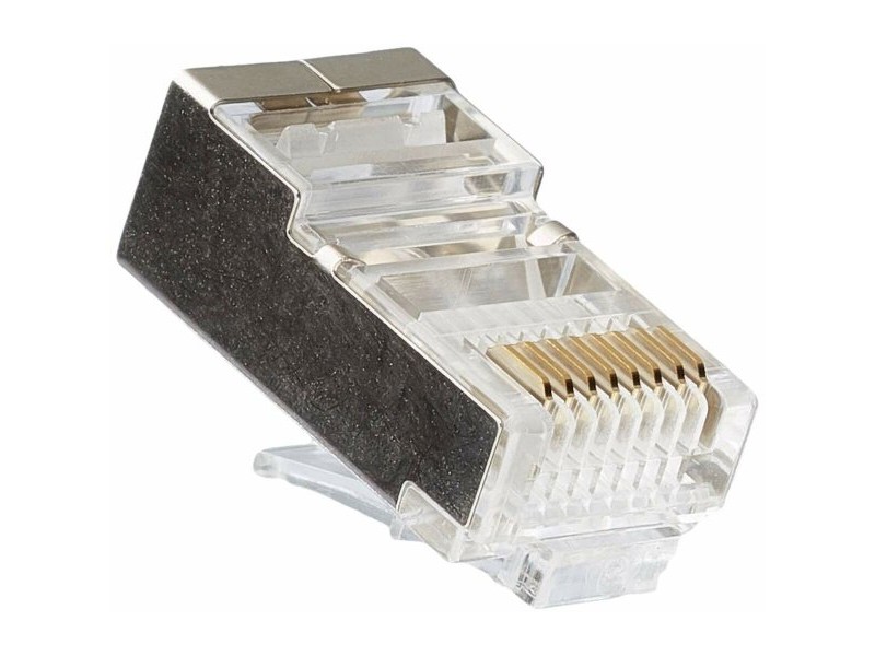 RJ45 конектор LogiLink MP0003 100 броя Сребрист
