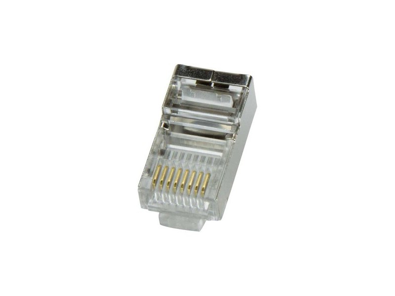 RJ45 конектор LogiLink MP0003 100 броя Сребрист