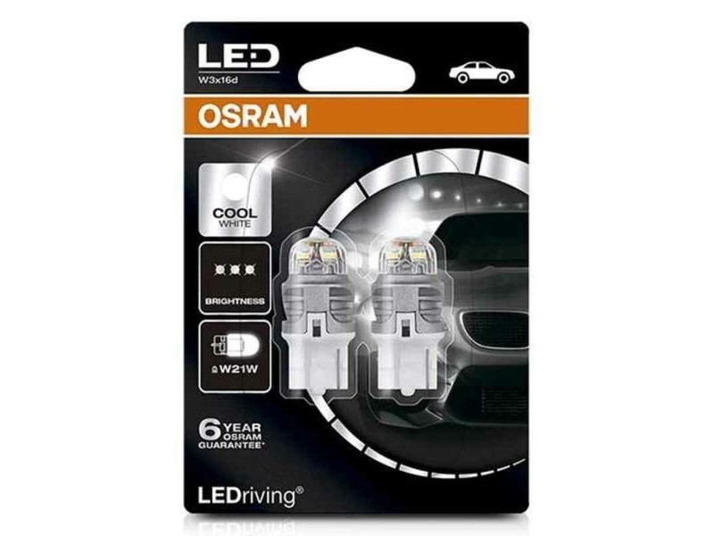Крушка за Кола OS7905CW-02B Osram W21W 2W 12V 6000K (2 Части)