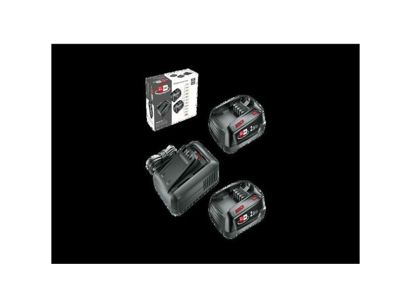 Презареждаща се литиева батерия BOSCH 1600A031T5 2,5 Ah 18 V (2 броя)
