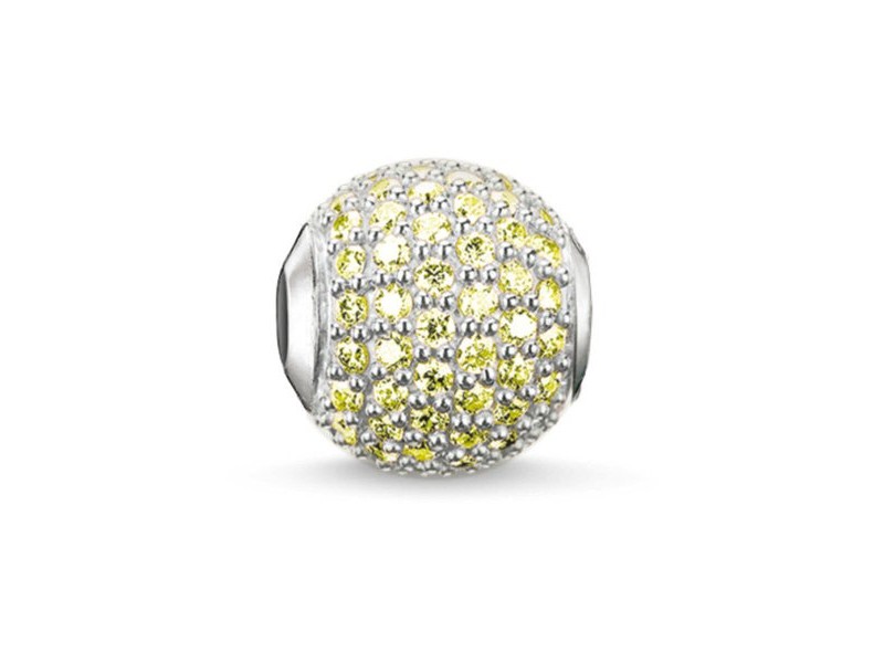 Дамска огърлица Thomas Sabo K0123-051-33 Зелен 1,1 cm